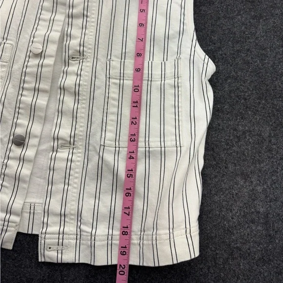 Warp + Weft Vest stripe cloud M - Picture 9 of 10